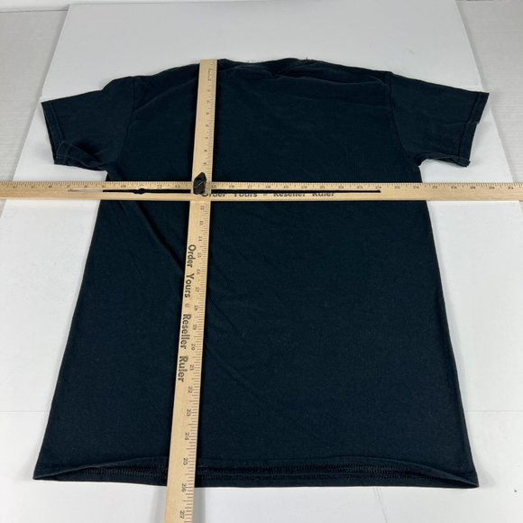 Y2K A Clock Work Orange Movie Shirt Adult Small Black Mega Print Short Sleeve - Picture 9 of 12